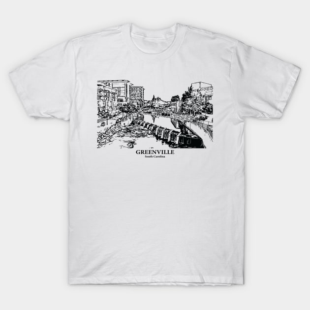 Greenville - South Carolina T-Shirt by Lakeric